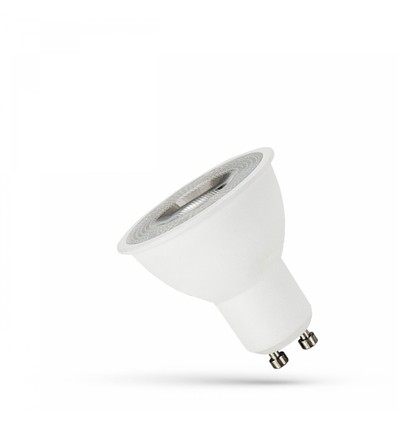 LED GU10 4W - 230V, 55°, Varm Hvid, med Linse, Spectrum