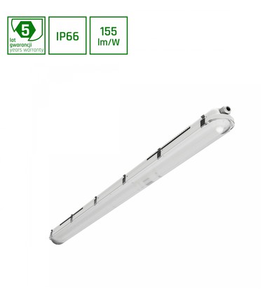 Limea Gigant Pro 20-40W - Vandtæt 120cm, Neutral Hvid, 230V, 120°, IP66, IK10