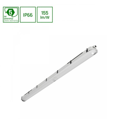 LIMEA Gigant Pro 27-58W - Vandtæt 150cm, Neutral Hvid, 230V, 120°, IP66, IK10