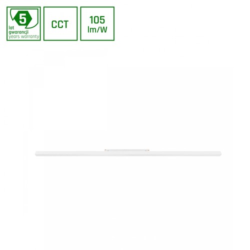 System Shift CCT- Line L Skinne Lys 902x23x42mm 22W 100° Hvid CCT Switch.