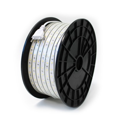 Arbejdslys 25m 230V LED strip - IP67, 60 LED/m, 5W/m, 500 lm/m