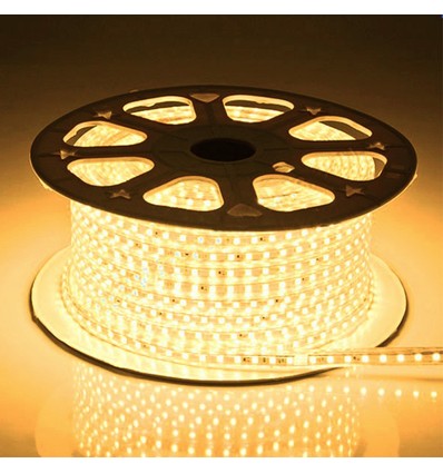 5 m. vandtæt LED strip (Type Q) - 230V, IP67, 120 LED, 6W pr. meter