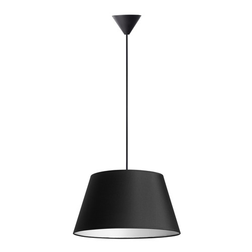 Isabella Campo Ø45 Pendel Lampe E27 i Sort/Hvid - Nielsen Light