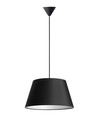 Isabella Campo Ø45 Pendel Lampe E27 i Sort/Hvid - Nielsen Light