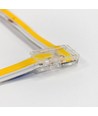 L-mellemled til enkeltfarvet LED strips - 10mm bred, 12V / 24V, COB