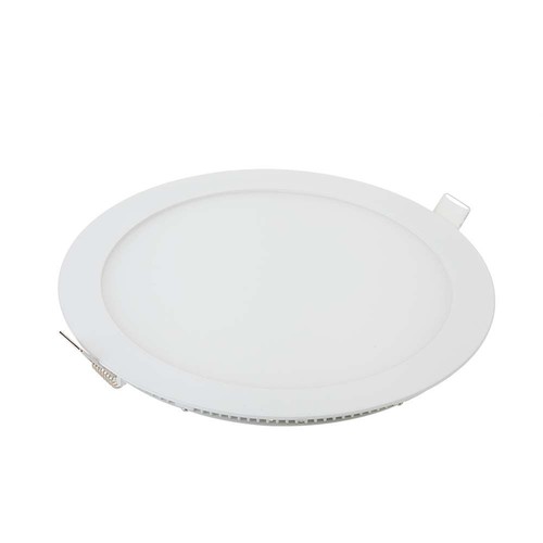 V-Tac 6W LED indbygningspanel - Hul: Ø11 cm, Mål: Ø12 cm, 230V