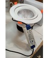 Restsalg: Downlight IP44, 35W, 60 grader - Ø:19,8 cm, kipbar