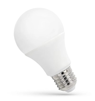 9W E27 LED pære - A60, 230V, Spectrum