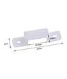 20 stk. silikone monteringsklips til LED strip - 10mm, passer til IP65 strips