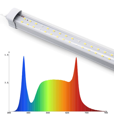 LEDlife Max-Grow 2.0 30W vækstarmatur - 120 cm, 30W LED, fuldt spektrum, IP65