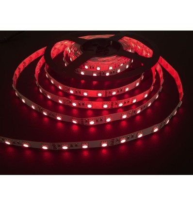 Infrarød 850 nm 10W/m 24V LED strip - 5m, IP20, 120 LED pr. meter