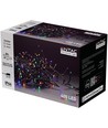 Outlet: 8 m. multicolor cluster LED julelyskæde - 400 LED, memory funktion, IP44 udendørs, 230V