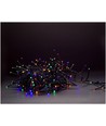 Restsalg: 8 m. multicolor cluster LED julelyskæde - 400 LED, memory funktion, IP44 udendørs, 230V