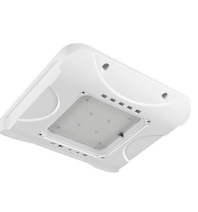 Restsalg: 100W LED lampe til tankstationer - Meanwell driver 140 lm/W, IP65, 230V