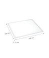 Spectrum 60x60 LED panel - 45W, 4400lm,hvid kant, 5 års garanti