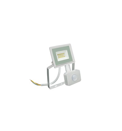 NOCTIS LUX 3 PROJEKTØR 10W 230V IP44 114x150x53mm HVID med PIR-sensor