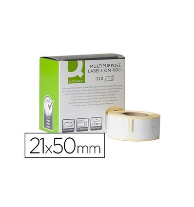 Outlet: Dymo 99017 hængemappe etiketter 12x50mm. 220 stk. Dymo S0722460 kompatibel