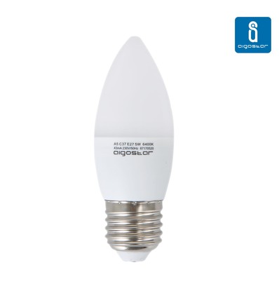 Outlet: Aigostar E27 - 5W LED pære, A5/C37, 400 Lumen