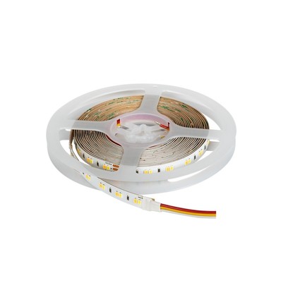 Outlet: 18 Watt/m LED strip, 24V DC, 5m, IP20 - Fra 2700K til 6500K, 120 led/m, CCT