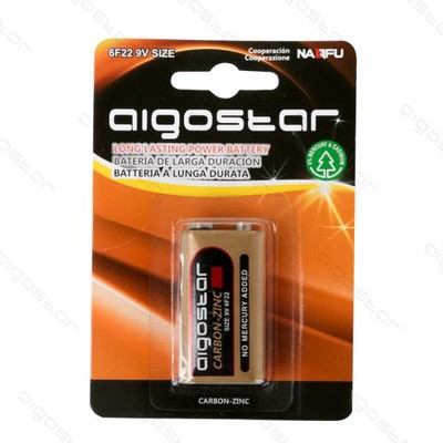 Outlet: Aigostar 6F22 Batteri, 9V