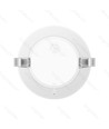 Outlet: Aigostar 6W LED indbygningspanel - Hul: Ø10 cm, Mål: Ø11,8 cm, 230V