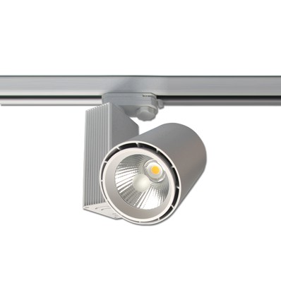 Outlet: 30W LED spotlampe til 3-faset skinner, 24 grader, hvid