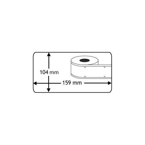 Restsalg: Dymo S0904980 ekstra store shipping labels 104x159mm. 220 stk. kompatibel