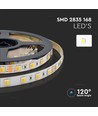 Restsalg: V-Tac 14W/m CCT LED strip - 5m, IP20, 120 LED pr. meter, 24V