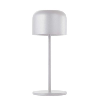 Restsalg: V-Tac opladelig CCT  bordlampe - Hvid, IP54, touch dæmpbar, model mini