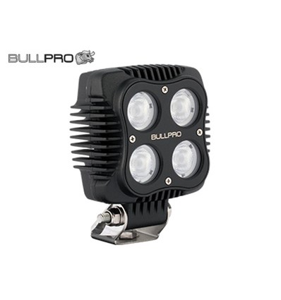 Outlet: Bullpro 40W LED køretøj arbejdslampe - IP68, 12-30V, 60 grader, CISPR25-godkendt