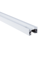 LEDlife SLIM 1 meter skinne til skinnespots - Hvid, 1-faset, komplet med tilslutning og endeprop