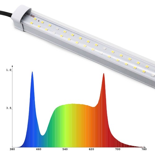 LEDlife Max-Grow 2.0 15W vækstarmatur - 60 cm, 15W LED, fuldt spektrum, IP65