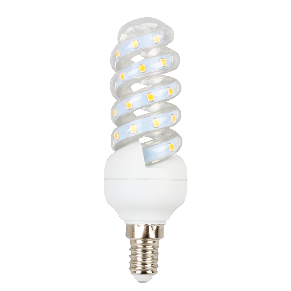 Outlet: LED Spiral B5, 7W, E14, 3000K - Kulør : Varm