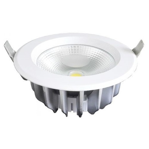 Outlet: V-Tac 20W LED indbygningsspot - Hul: Ø16,7 cm, Mål: Ø18 cm, 230V