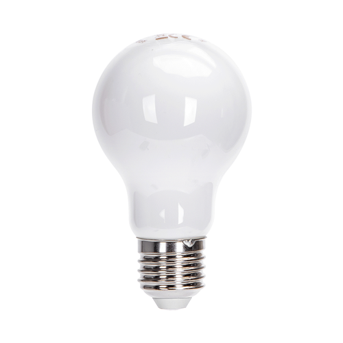 Outlet: Filament pære A60, 8W, E27 - mat hvid