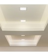 Outlet: V-Tac 12W LED indbygningspanel - Hul: 15,5 x 15,5 cm, Mål: 17 x 17 cm, 230V