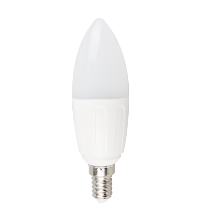 Outlet: Aigostar LED-lampe, A5 C37 - 9W, E14 fatning, 3000K, Varmt Hvidt Lys, Sæt med 5 stykker