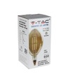 Outlet: V-Tac 8W LED kæmpe globepære - Kultråd, Ø18 cm, dæmpbar, ekstra varm hvid, 2000K, E27