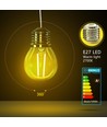 Outlet: LED Filament pære G45 E27 4W 2700K Klar