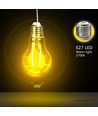 Outlet: LED Filament pære A60 E27 - 4W, 2700K, Klar