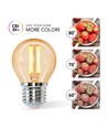 Outlet: LED Filament pære G45 E27 6W - 2200K Amber