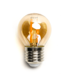 Outlet: LED Filament pære G45 E27 6W - 2200K Amber