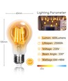 Outlet: LED Filament pære A60 E27 - 6W 2200K - Amber